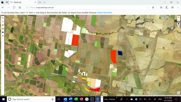 screenshot of the Satacrop website