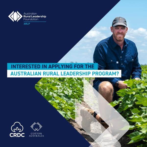 Cotton grower and ARLP participant Aaron Kiely 