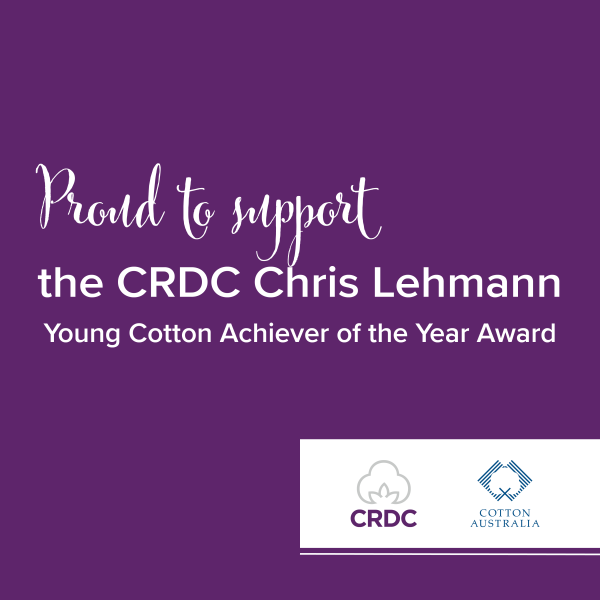 CRDC Chris Lehmann Young Cotton Achiever of the Year award