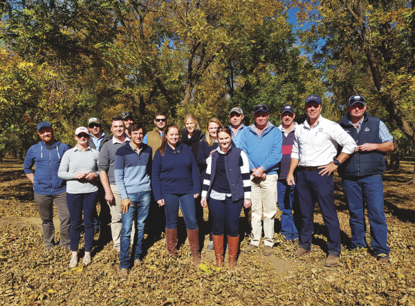 The 2018 group of 16 Future Cotton Leaders