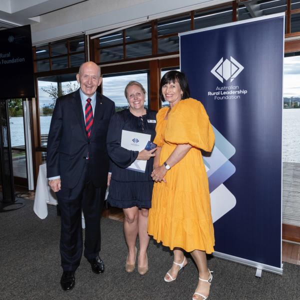 Sir Peter Cosgrove, Ruth Redfern and Margaux Beauchamp