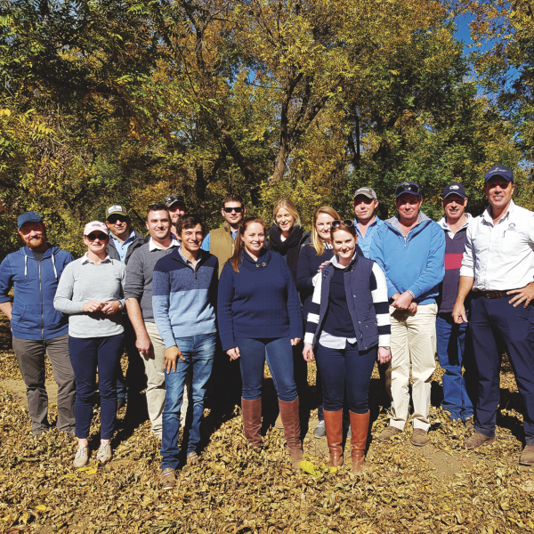 The 2018 group of 16 Future Cotton Leaders