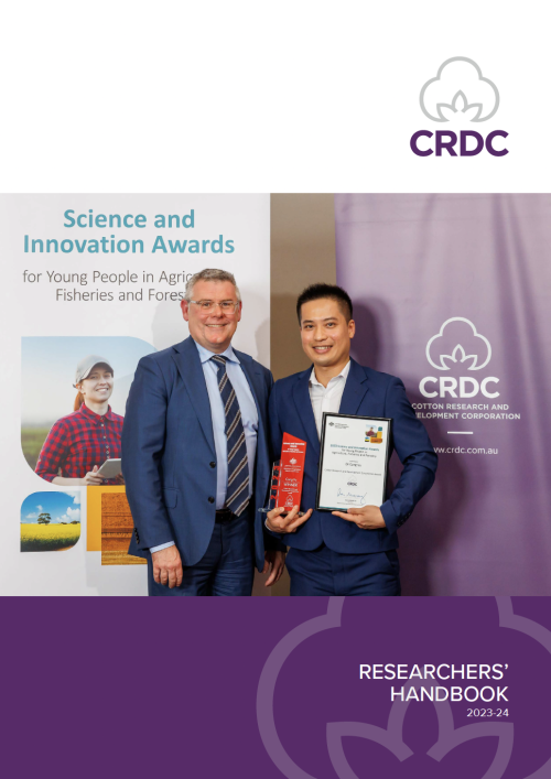 Cover of the 2023 Researchers Handbook.