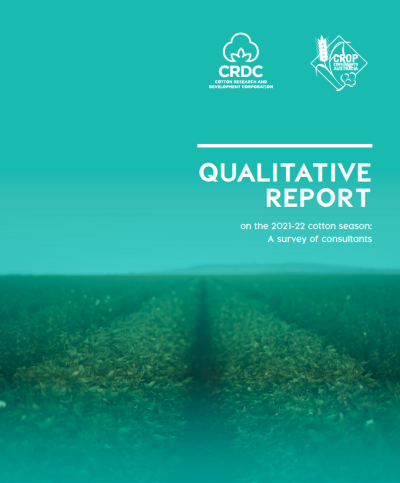 2021-22 cotton consultants survey publication cover image