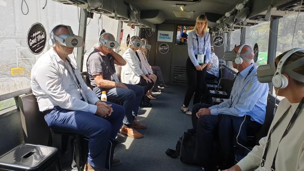 people with virtual reality headsets